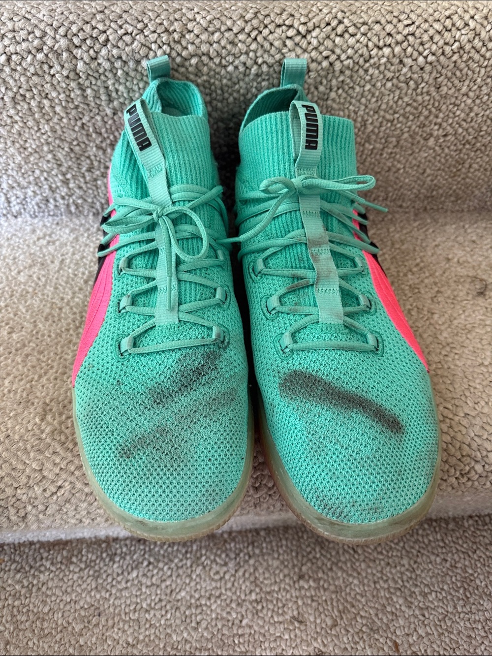Neon Puma Sneakers